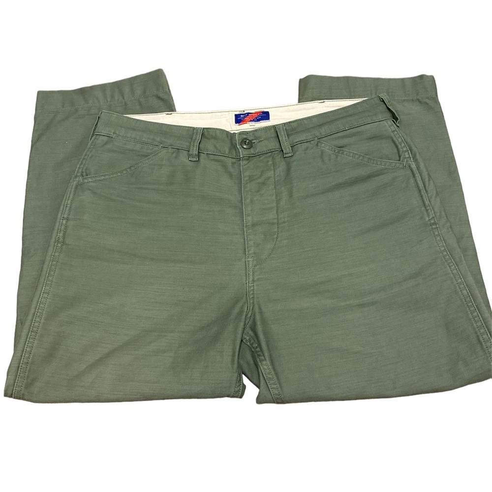 Best Made Co Cotton Green Pants